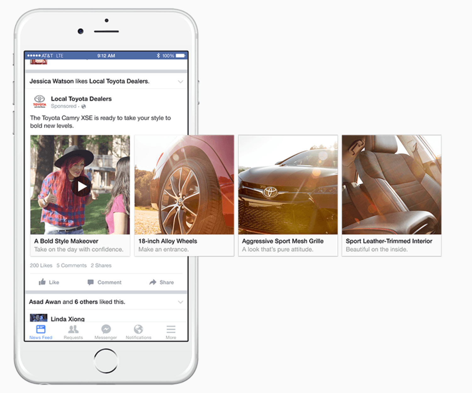 Facebook Photo Carousel 
